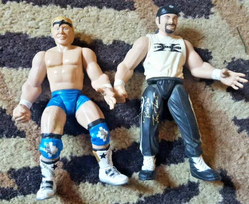 WWF WWE New Age Outlaws DX Billy Gunn and Road Dogg Jakks Pacific Action Figures