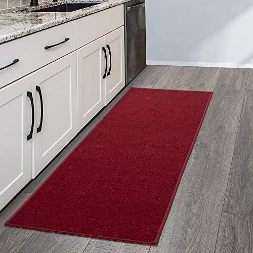 Sweet Home Stores SH Collection Solid Rubberback Indoor Runner Rug, 20" x 59", - Picture 6 of 8