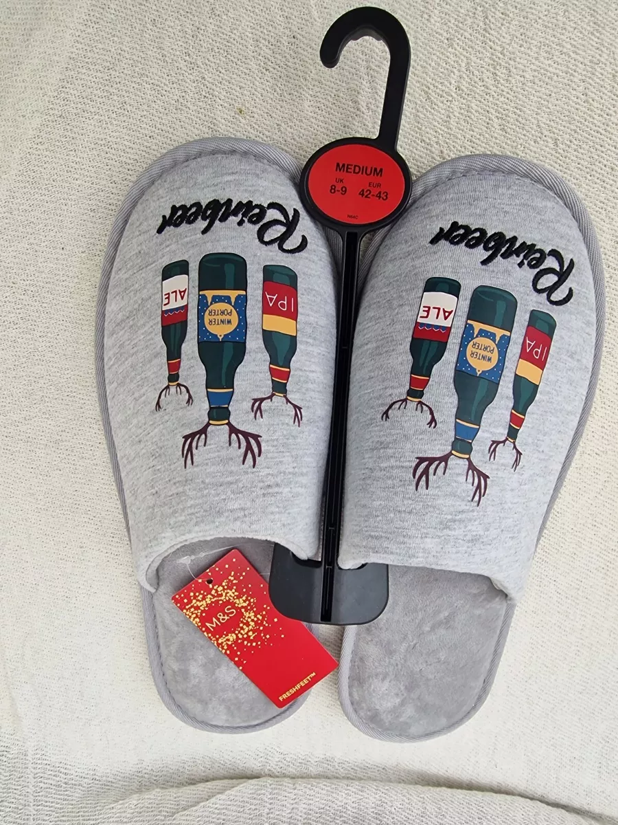 M&s mens mule slippers store