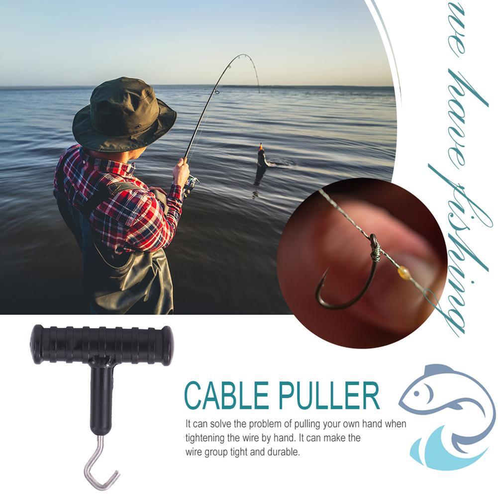 3pcs Fishing Knot Puller Hook Carp Rig Making Tool Fishing Tackle