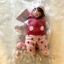 Muñeca bebé recién nacido realista renacida 18" silicona niña real realista nueva en caja