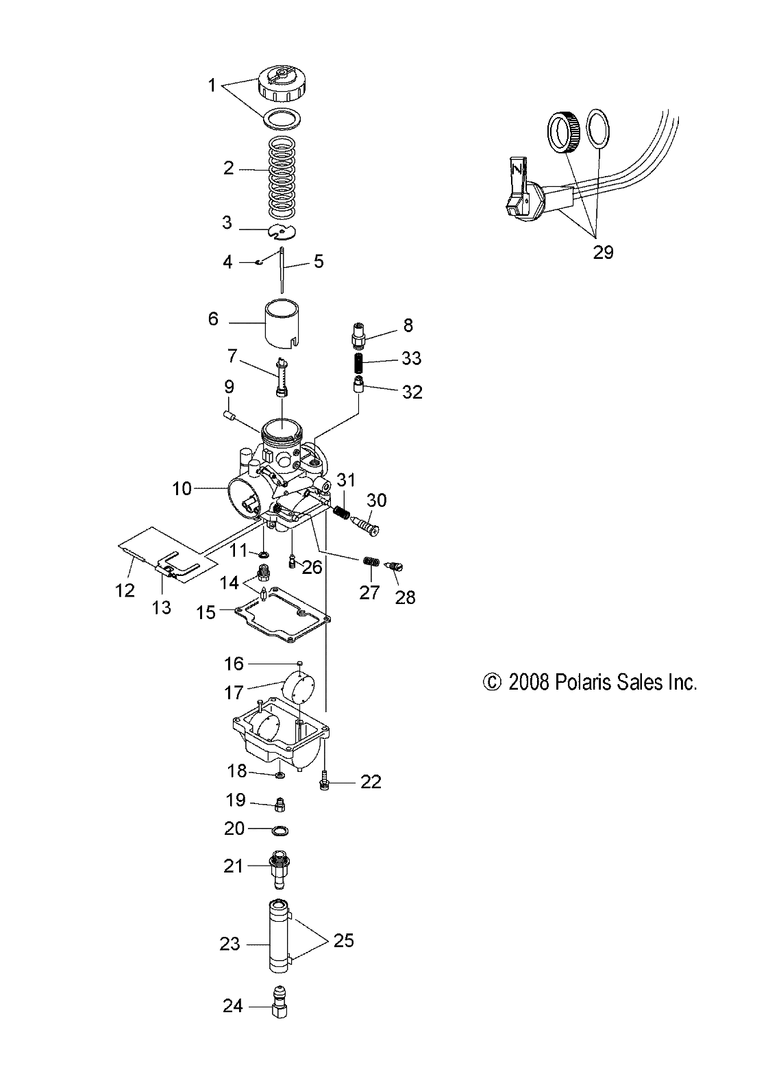 Polaris Air Screw, Genuine OEM Part 3130011, Qty 1 eBay