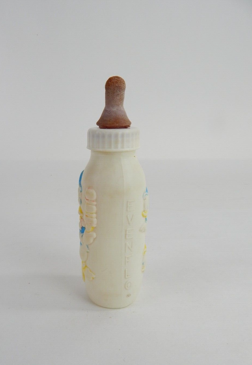 1990年代レトロアンティークミッキー哺乳瓶Disney baby bottle Vintage 1984 Evenflo Plastic Baby Bottle Walt Disney - Donald Duck