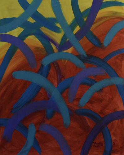 Mark Little original,painting,60”x48”Acrylic,Abstract,48,36,extra Large,Giant,XL - Picture 7 of 12