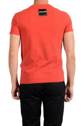 Roberto Cavalli "SPORT" Men's Red Graphic Stretch T-Shirt Sz S M L XL 2XL - Picture 3 of 8