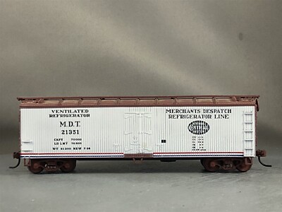 Train Miniature - M D T - 40' Wood Reefer + Wgt # 21351 w/Kadees