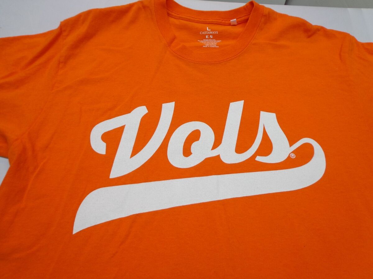 Tennessee Vols Baseball Tony Vitello #22 Orange T Shirt Castaways