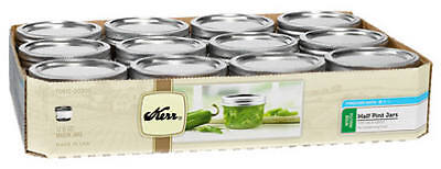 Kerr 2139400 Wide-Mouth Mason Canning Jars with Lids, 8 oz., 12-Pk - Quantity 1 - Picture 2 of 2