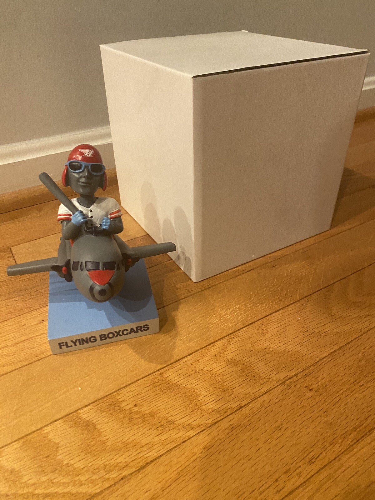Hagerstown Flying Boxcars Bobblehead SGA Logo Mascot Suns Washington