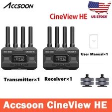 US Accsoon CineView HE 2.4Ghz 5Ghz Dual Band Wireless Video Transmitter Receiver