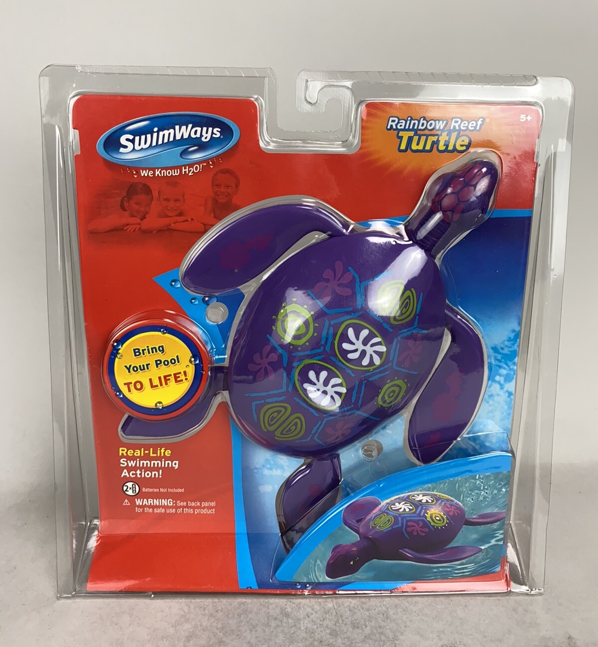 НОВЫЕ дорожки для плавания Rainbow Reef Turtle Action Water Pool Детская игрушка Оранжевый 2011