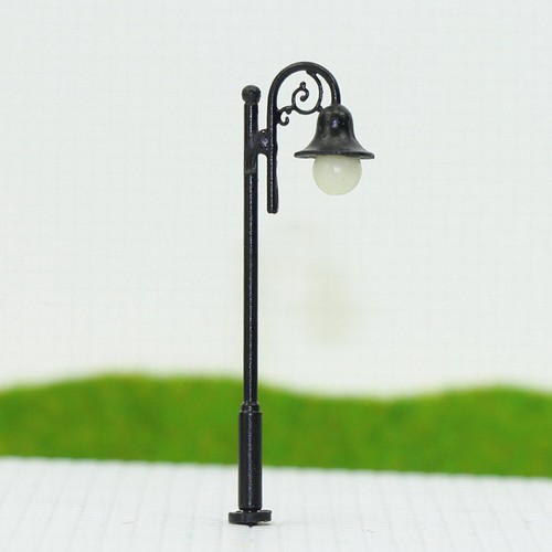 10pcs Model Railway Layout N Gauge 1150 Lamps Warm LEDs Street Lights