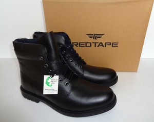 mens black leather boots uk
