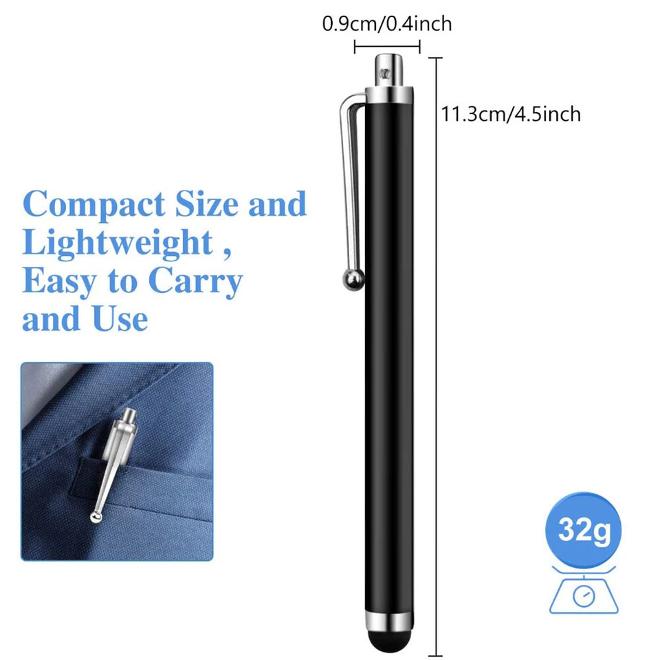 10* Capacitive Touch Screen Pen Stylus Universal F Iphone Ipad Samsung Tablet PC - Image 3 of 4