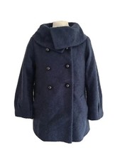 Pablo De Gerard Darel Teal Blue Double-breasted Mohair Blend Jacket. Uk 10/eu 38