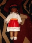 VINTAGE AMERICAN INDIAN PLASTIC DOLL 12" TALL — photo 2
