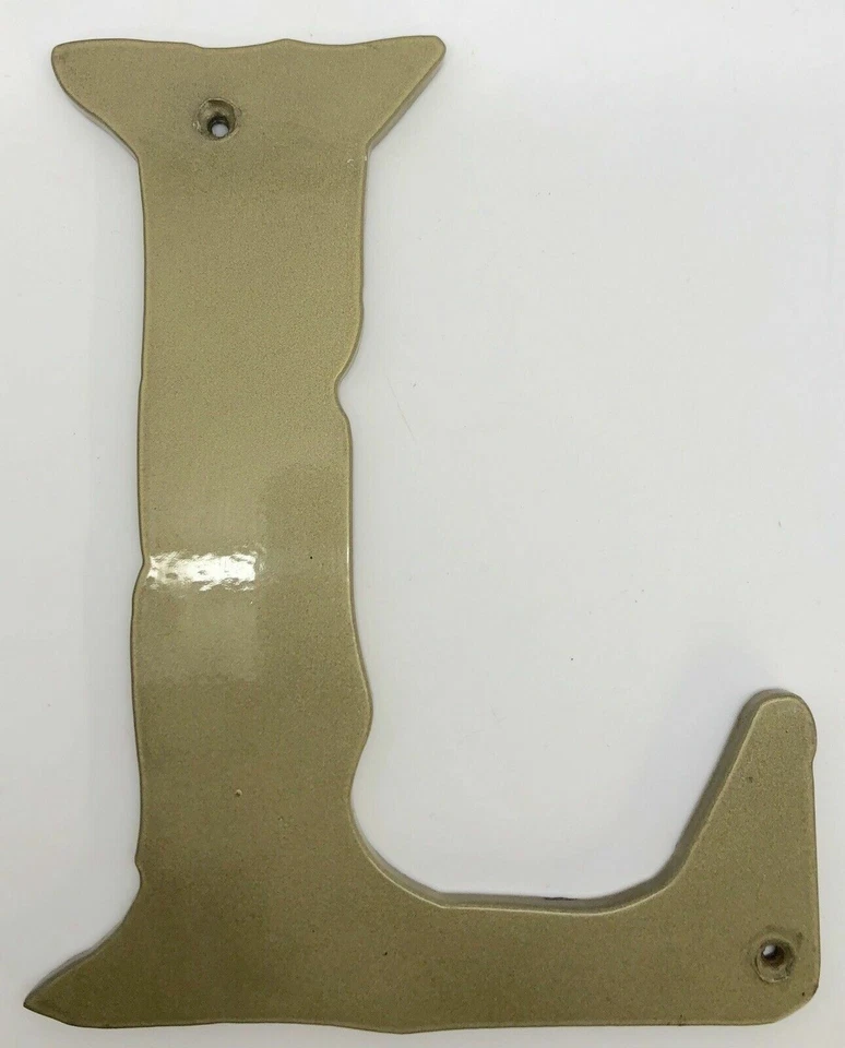 Letrero de negocios de decoración del hogar 17 METAL LETRAS 8" X 6-3/8 (OC) Foto 3 de 4