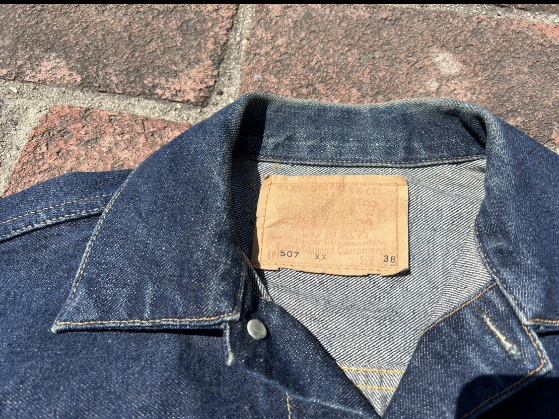 Mint LEVIS 507 BIG E Pleated 2nd Second Model JAC… - image 2