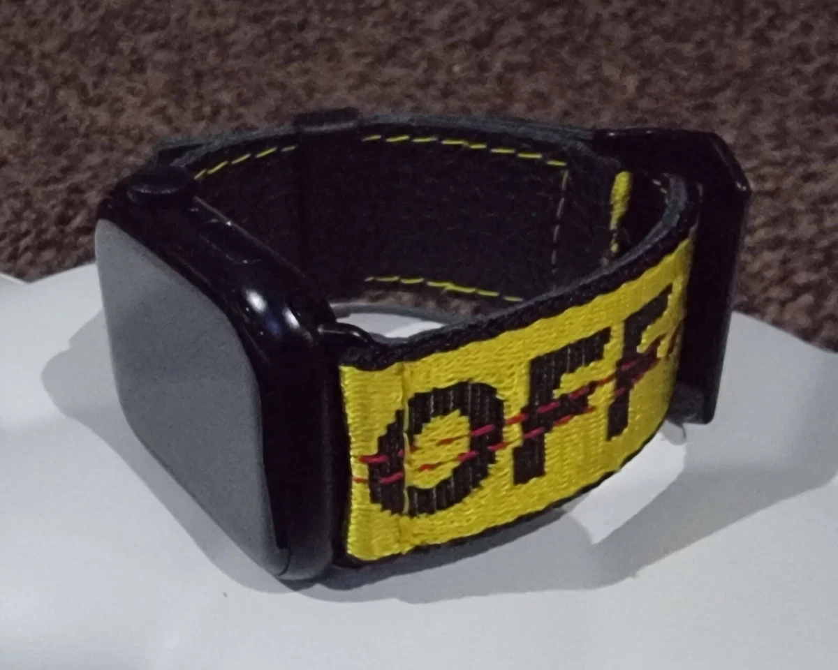 Off white clearance iwatch strap