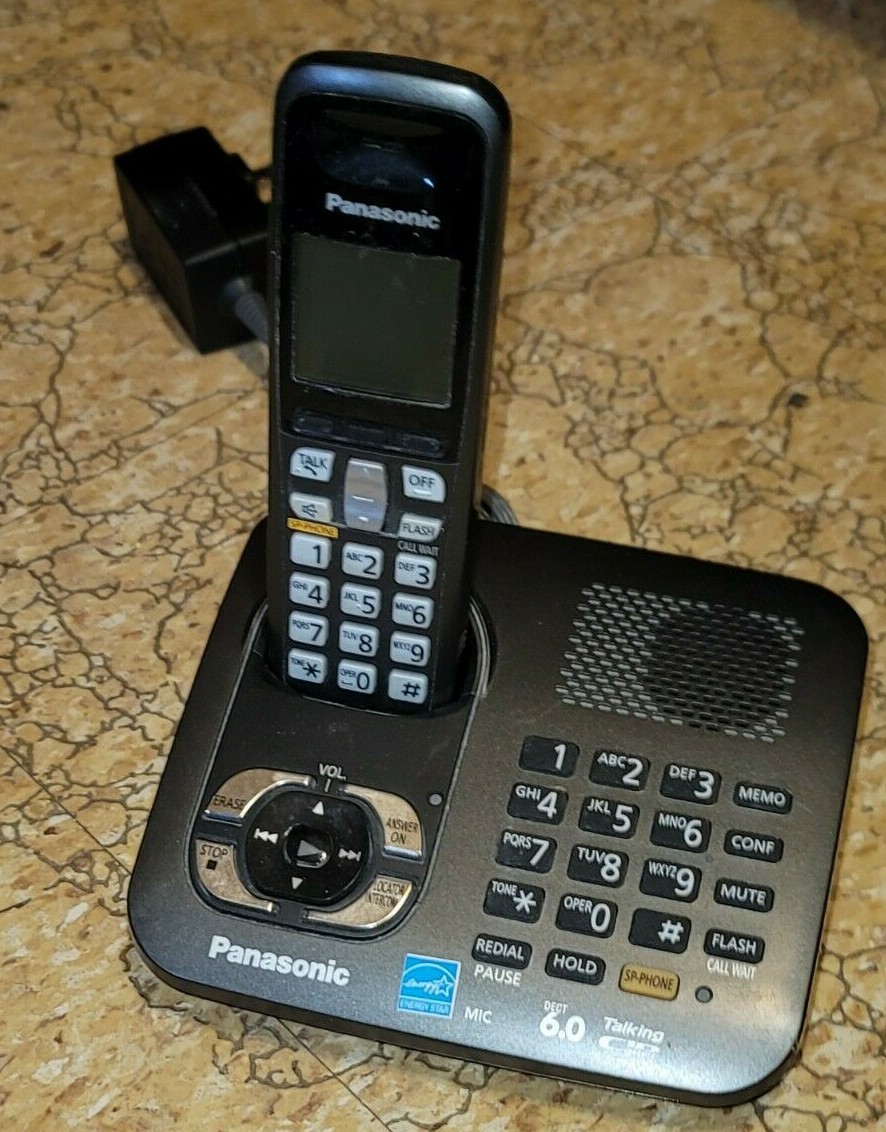 Panasonic KXTG6445T 5.8GHz Digital Cordless Phone Expandable KXTG6441
