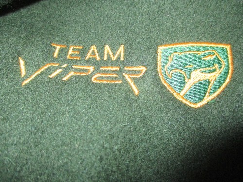 "TEAM VIPER" Owners TAN Leather & GREEN Wool Jacket Gr. XL HERREN "RICH" - Bild 2 von 14