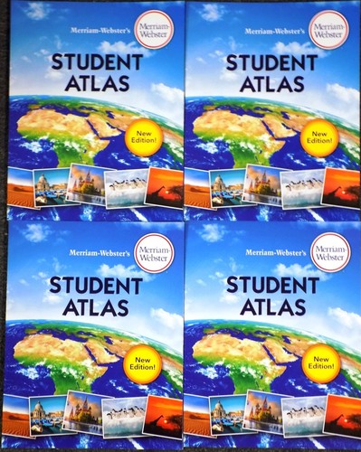 Lot of 4: Merriam-Webster's Student Atlas by Merriam-Webster 2019 Trade Paperbac - Bild 2 von 4