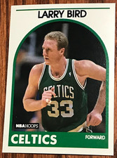 1989-90 NBA HOOPS  BASKETBALL LARRY BIRD NR-MINT-MINT CARD-JUN051