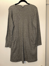 J. Jill Womens Gray Long Sleeve Sweater Dress Size XS Petite