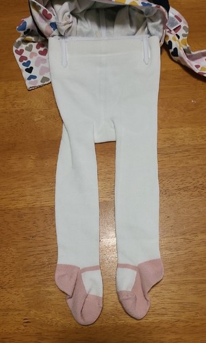 Carter's Baby 12M neu mit Etikett blau Cord Latzkleid mit Herz Long-Sl Shirt Strumpfhose - Bild 5 von 15