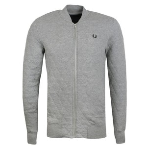 fred perry quilted bomber jacket