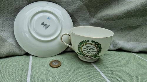 First World War Commemorative Victory Cup & Saucer by Chelson China - Picture 4 of 5