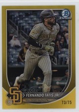 2025 Bowman Chrome Yellow Refractor 73/75 Fernando Tatis Jr #8