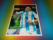 Alejo Sarco Argentinien Bayer 04 Leverkusen signiert Autogramm 20x28 Foto in p.