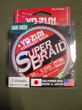 YO-ZURI SUPERBRAID Dark Green Fishing Line 20lb 150yd R1258-DG Super Braid