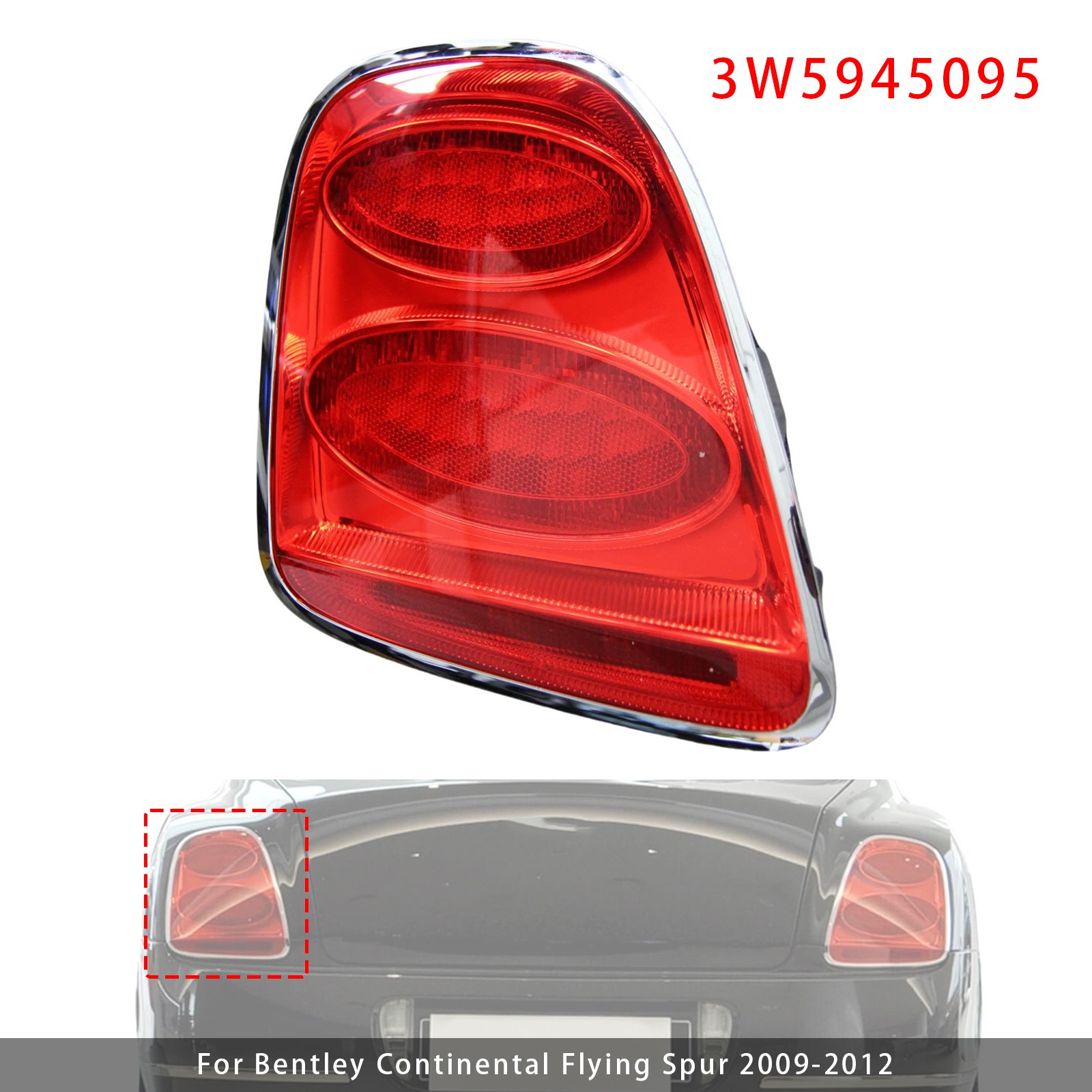 Bentley Continental Flying Spur 2009-2012 Left Tail light