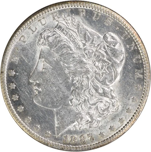 1887-S Morgan Silver Dollar AU Uncertified #1116