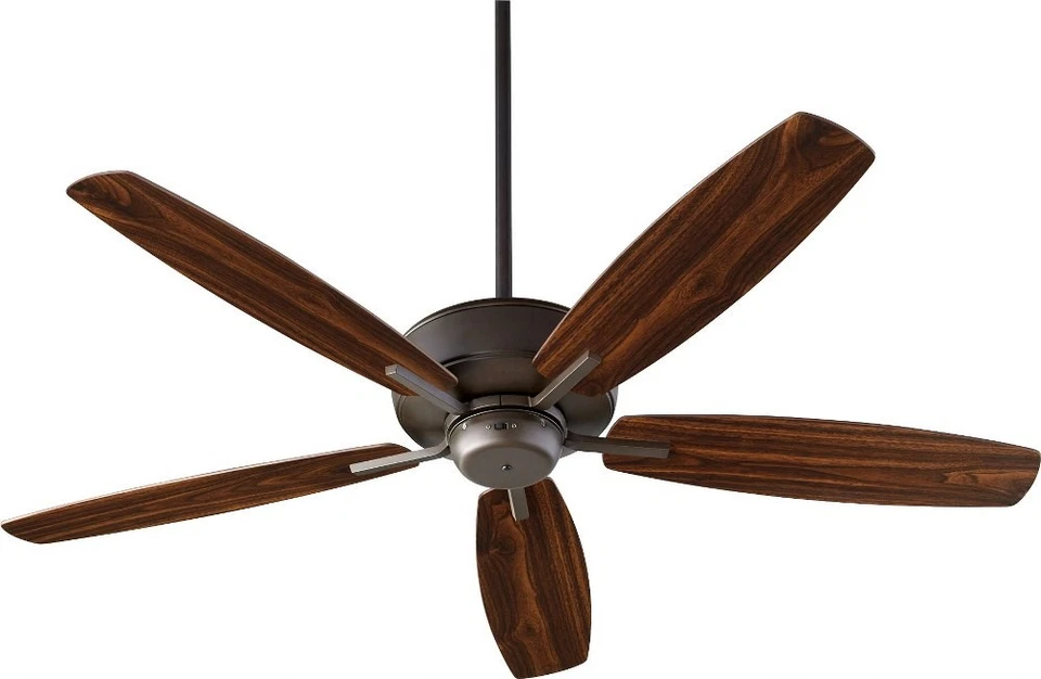 Breeze - 52 Inch Ceiling Fan-Noir Finish-Matte Black/Weathered Oak Blade Color - Image 3 of 4