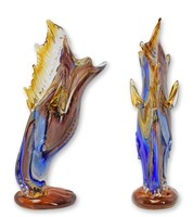 Vase Glas Pferd Im Murano-Stil Replikat Retro Design Dekoration