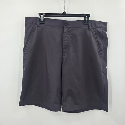 FILA SPORT Golf Shorts Mens 38 Charcoal Gray Flat Front Performance Dry Fit