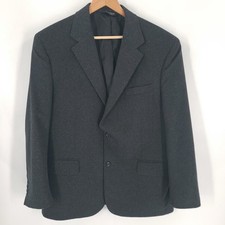 Jos A Bank Blazer Mens 42S Black 100 Cashmere Soft 2 Button Sport Coat Jacket