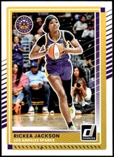 2025 Panini Basketball Donruss WNBA Rickea Jackson #49 Los Angeles Sparks