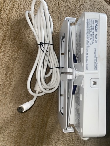 EPSON H599lCU Projector Portable Touch Unit Original w/Bracket/Cable WORKING - 第 5/5 張圖片