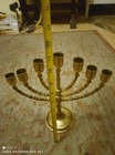 Solid Brass Judaica Menorah 7-Cup Candelabra Candle Holder for Judaism — photo 5