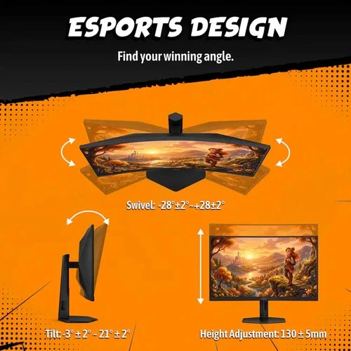 AOC C27G4HX 27" VA Panel Curved Gaming Monitor LED FHD 1920x1080 200Hz Freesync image 7