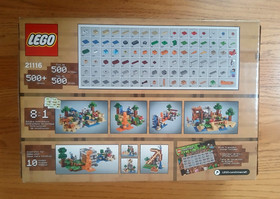 LEGO Minecraft Crafting Box 21116 Factory Sealed/ Retired