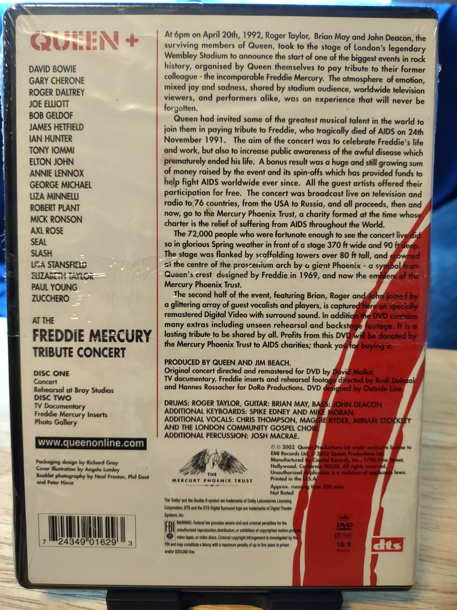 Queen Freddie Mercury Tribute Concert 10th Anniversary Edition 2