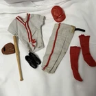 New ListingVintage Barbie KEN #792 Play Ball ~ Baseball Uniform Outfit NEAR COMPLETE TLC