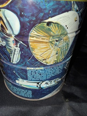 Vintage Butter Nut Coffee Can, Commemorative 1969 NASA Gemini & Apollo Landing