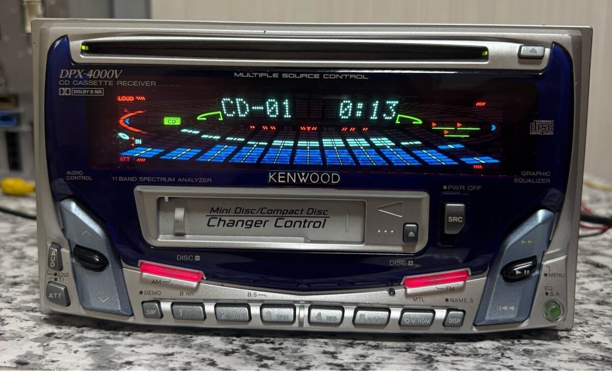 JVC Kenwood DPX-4000V Car Stereo Receiver Unit Used Tested Working