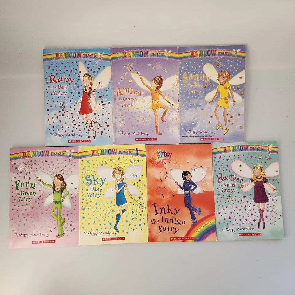 Rainbow Magic Series Huge Lot of  50 Daisy Meadows Rainbow Ocean Fairies 1-7 - Image 4 of 4